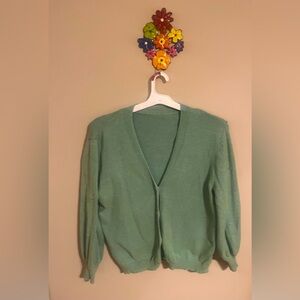 SHEIN Curve, 2xl mint green cardigan